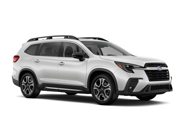 2026 Subaru ASCENT Limited 7-Passenger in Crystal White Pearl — front three-quarter view