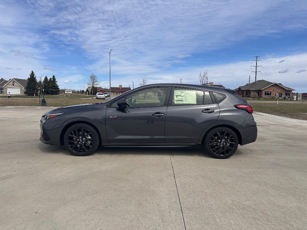 2026 Subaru IMPREZA RS in Magnetite Gray Metallic — front three-quarter view