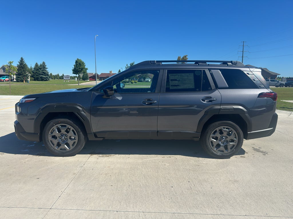 2026 Subaru OUTBACK Premium in Magnetite Gray Metallic — front three-quarter view
