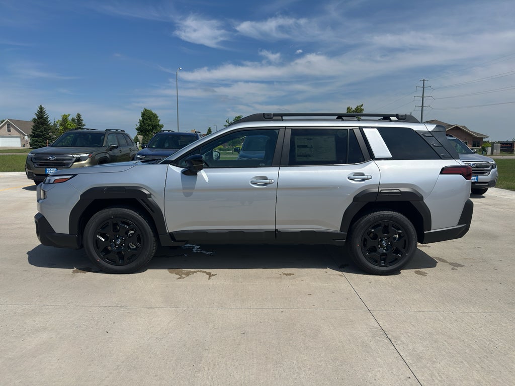 2026 Subaru OUTBACK Limited in Ice Silver Metallic — front three-quarter view