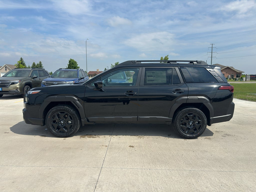 2026 Subaru OUTBACK Limited XT in Crystal Black Silica — front three-quarter view