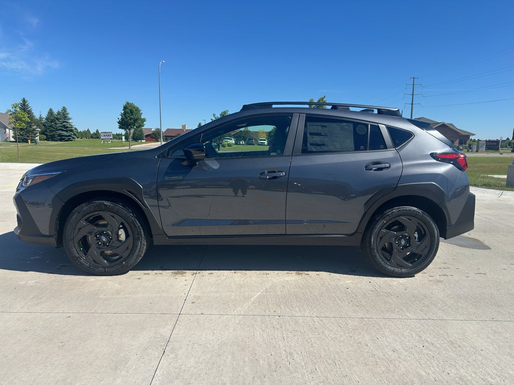 2026 Subaru CROSSTREK Sport Hybrid in Magnetite Gray Pearl — front three-quarter view