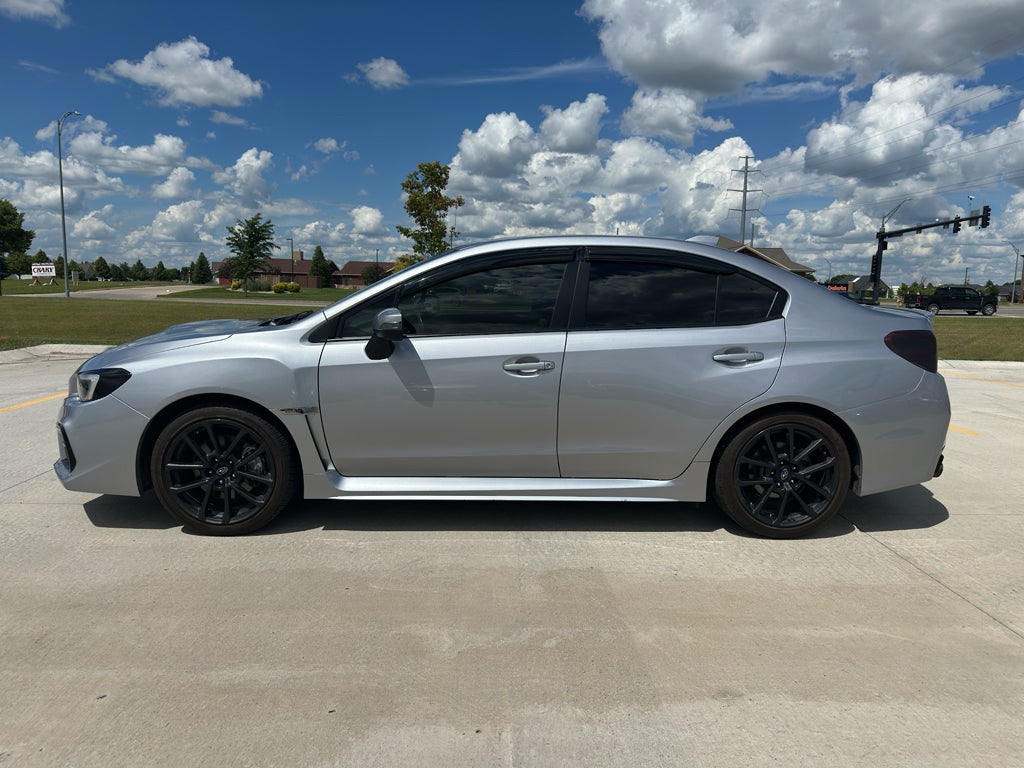 2021 Subaru WRX Limited in Ice Silver Metallic — front three-quarter view
