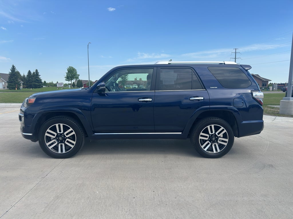 2022 Toyota 4Runner Limited in Nautical Blue Metallic — front three-quarter view